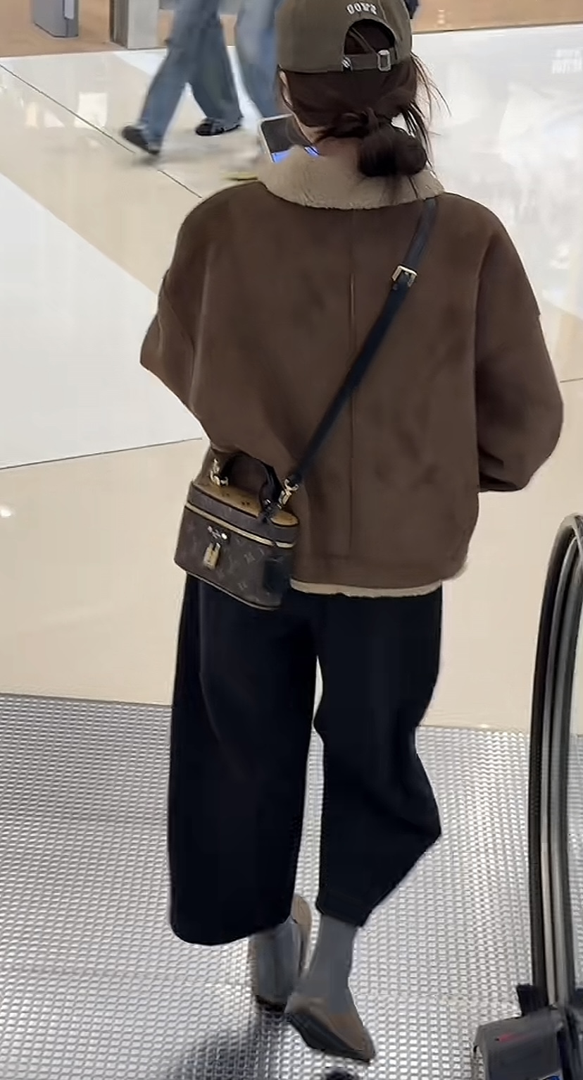 Thick Fleece Suede Jacket and Pants Set Korean Style Casual Two-Piece
